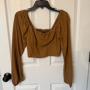 Wild Fable Long Sleeve Crop Top